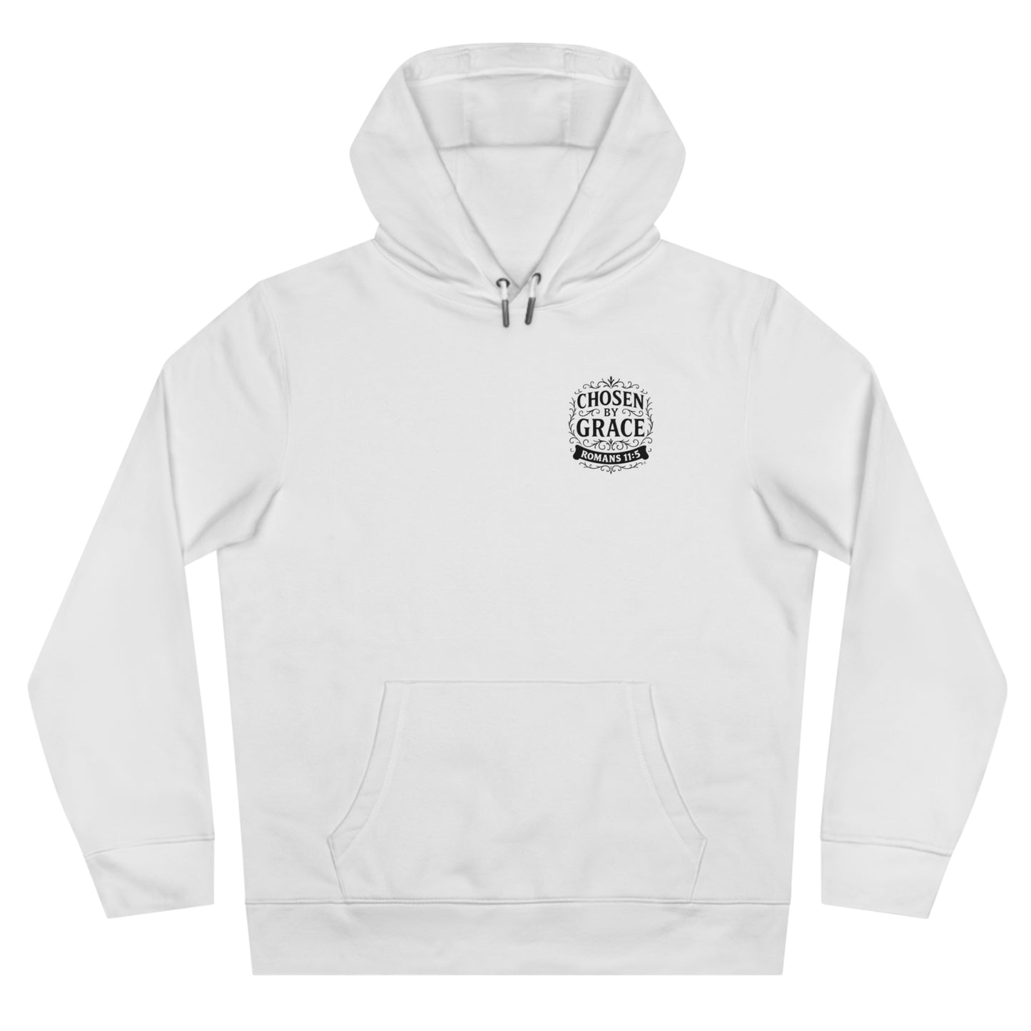 Chosen by Grace (Small Design on front plus Large Design on back) Apparel Clothing Hoodie Hooded Sweatshirt