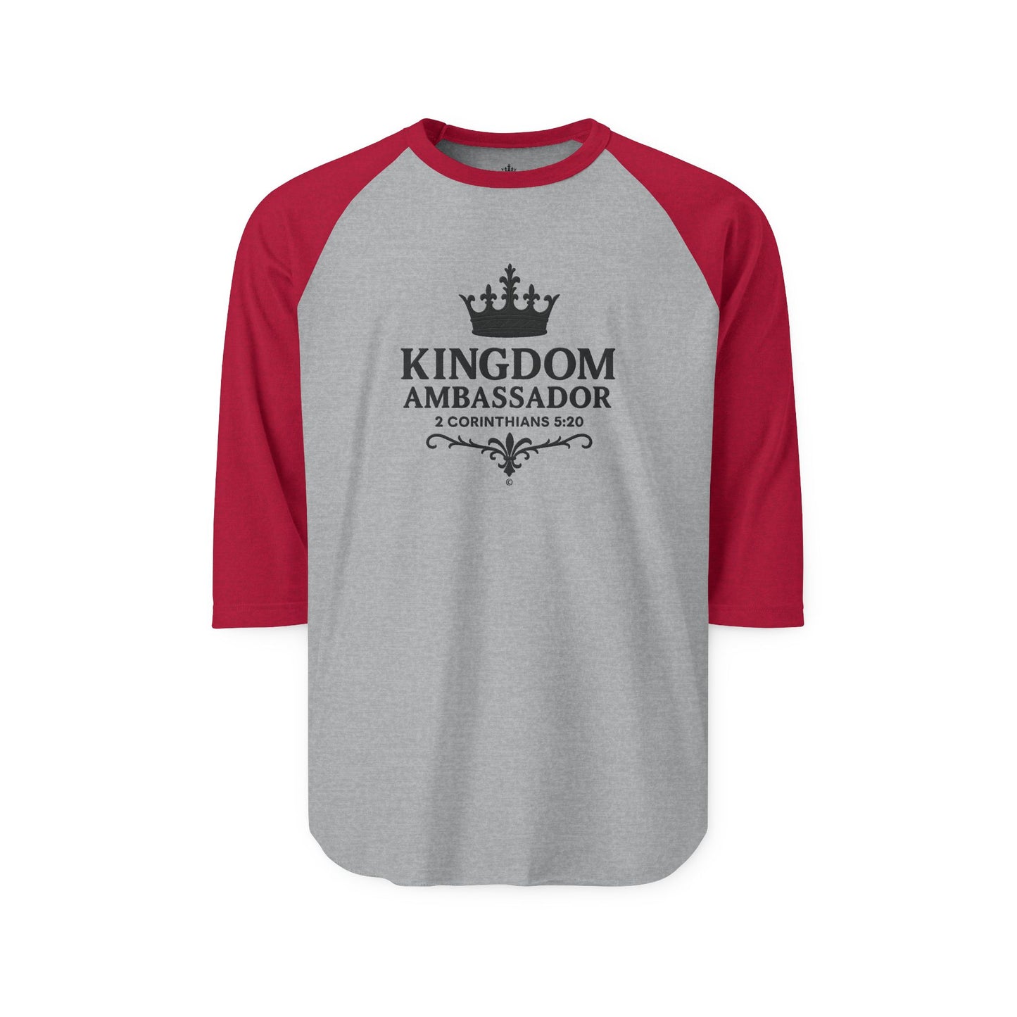 Kingdom Ambassador Raglan Shirt 3/4-Sleeve Baseball Shirt Clothing Apparel