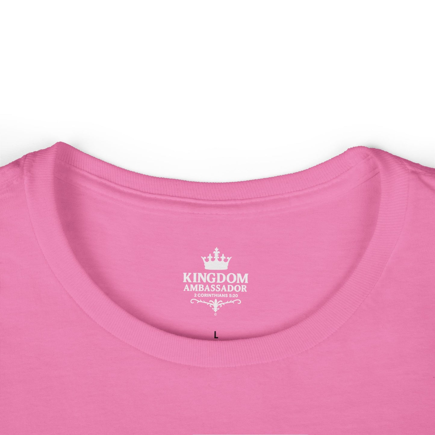 Kingdom Ambassador (White Lettering) Women's Softstyle Tee