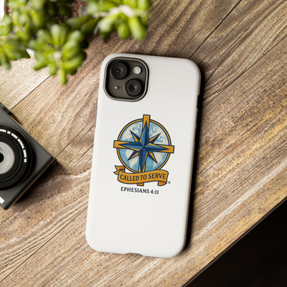 Called to Serve (Full Color), Rugged Phone Case, Inspirational Mobile Cover, Gift for Faith Lovers, Faith-Based Protector