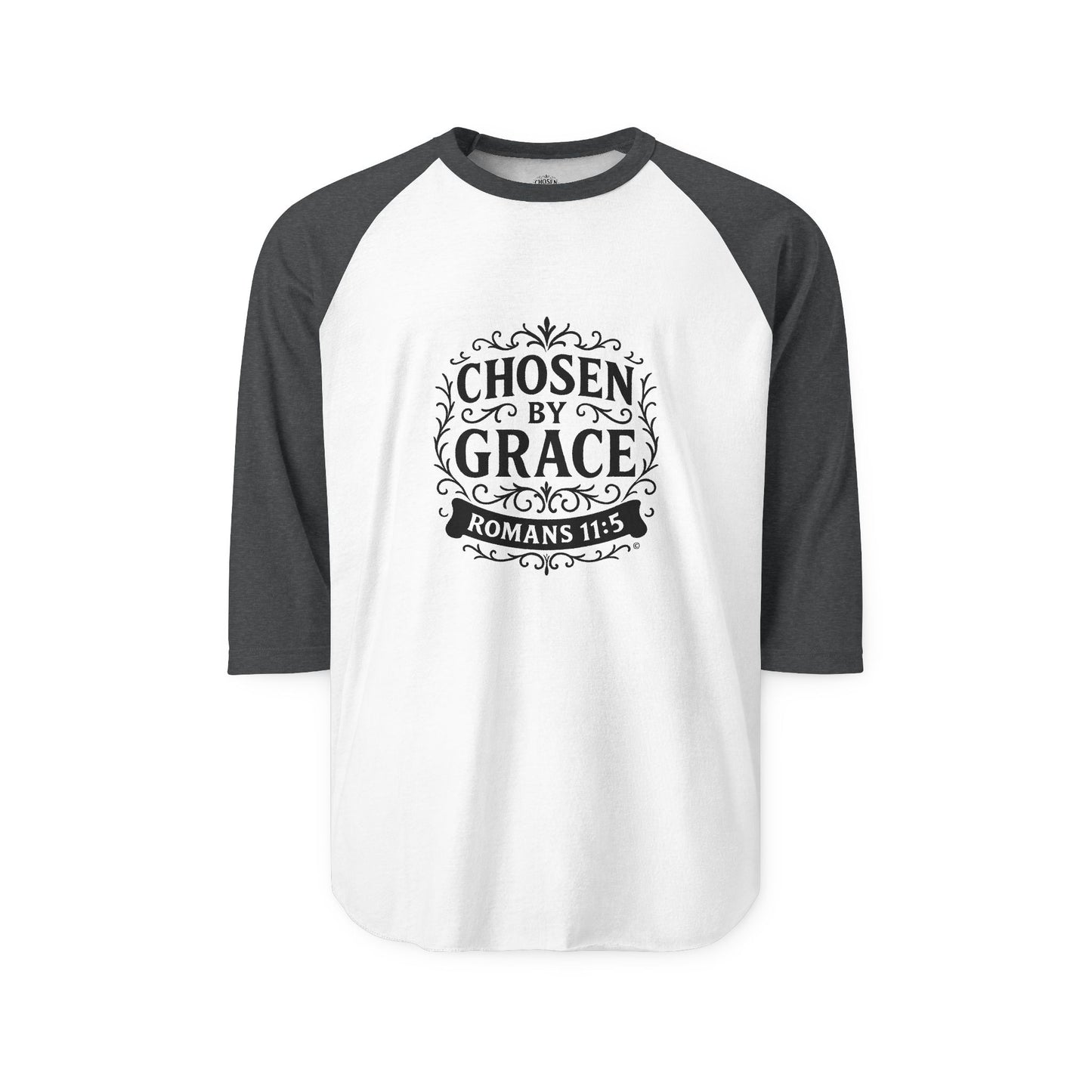 Chosen by Grace Raglan Shirt 3/4-Sleeve Baseball Shirt Clothing Apparel