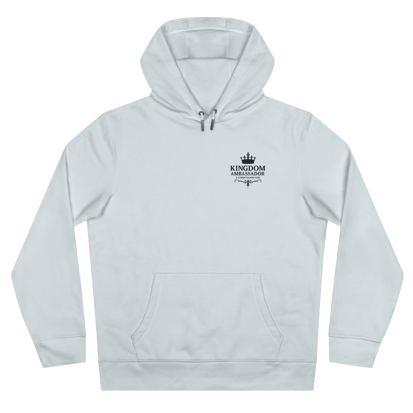 Kingdom Ambassador (Small Design on Front, Large Design on Back) Unisex Apparel Clothing Hoodie Hooded Sweatshirt