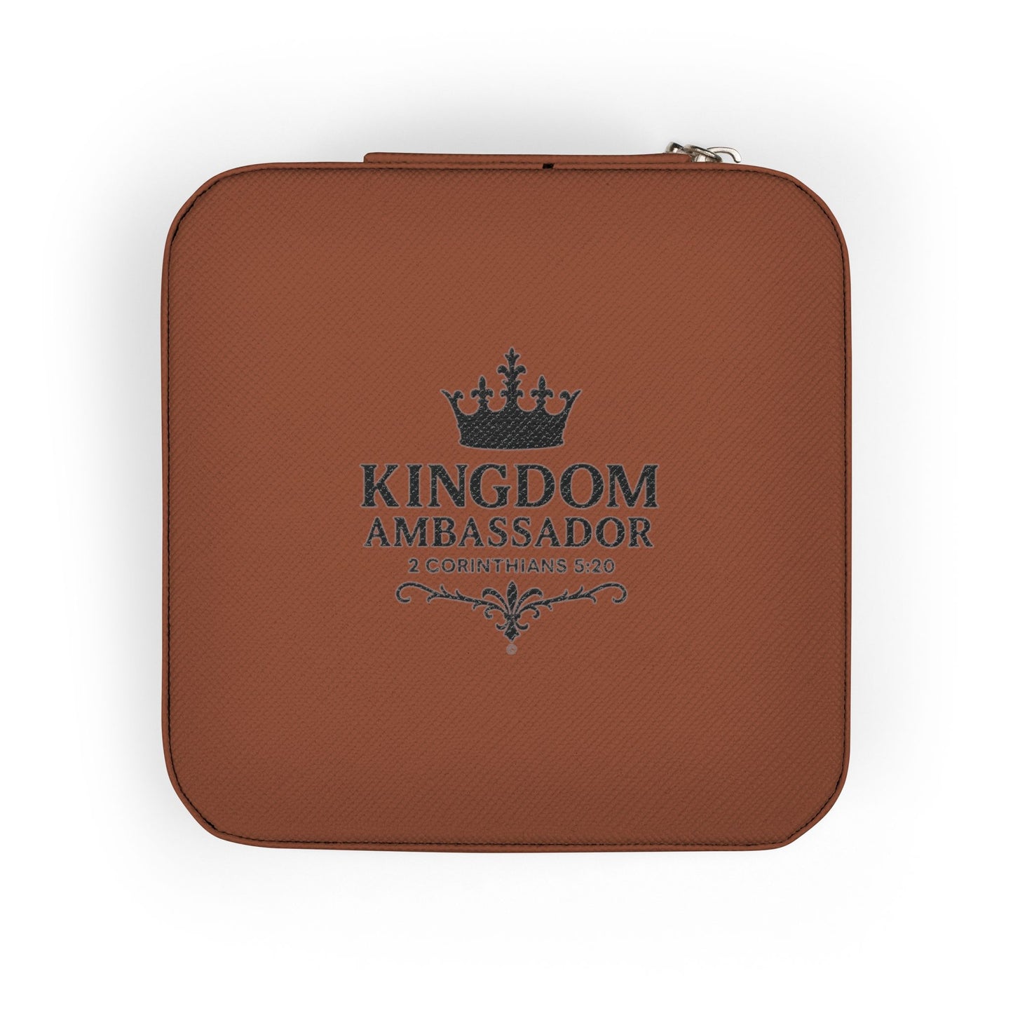 Kingdom Ambassador Elegant Jewelry Travel Case for Minimalist Adventurers, Portable Accessory Organizer, Perfect for Travel, Gifts, Special Occasions