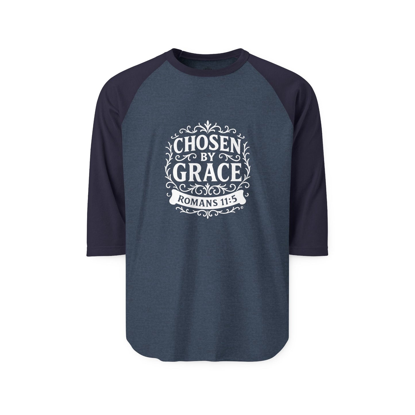 Chosen by Grace Raglan Shirt 3/4-Sleeve Baseball Shirt Clothing Apparel