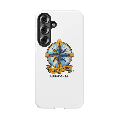 Called to Serve (Full Color), Rugged Phone Case, Inspirational Mobile Cover, Gift for Faith Lovers, Faith-Based Protector - Cross Apparel USA