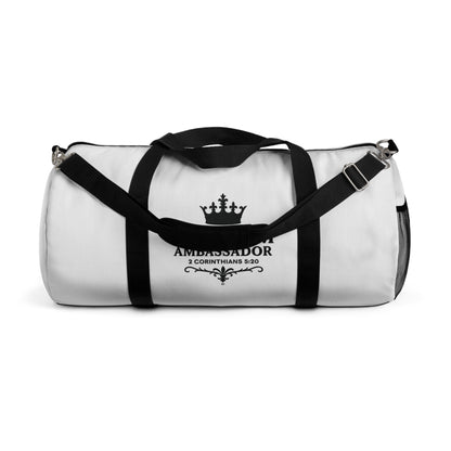 Kingdom Ambassador Duffel Bag | Stylish Gym Bag, Travel Bag for Women, Motivational Fitness Bag, Faith-Inspired Luggage, Gift for Believers