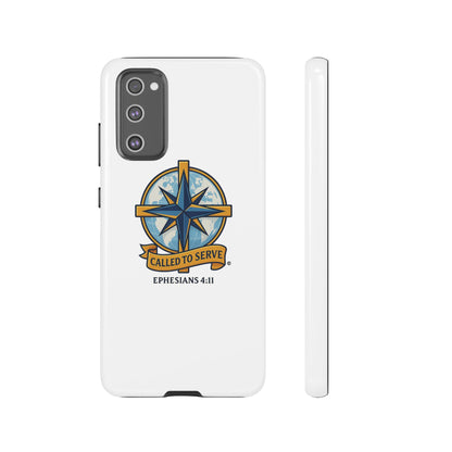 Called to Serve (Full Color), Rugged Phone Case, Inspirational Mobile Cover, Gift for Faith Lovers, Faith-Based Protector - Cross Apparel USA