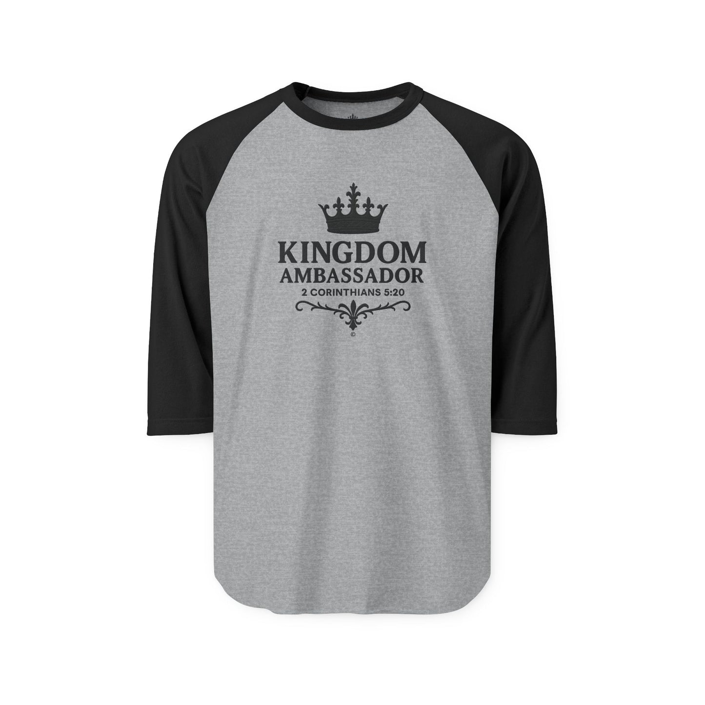 Kingdom Ambassador Raglan Shirt 3/4-Sleeve Baseball Shirt Clothing Apparel