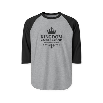 Kingdom Ambassador Raglan Shirt 3/4-Sleeve Baseball Shirt Clothing Apparel