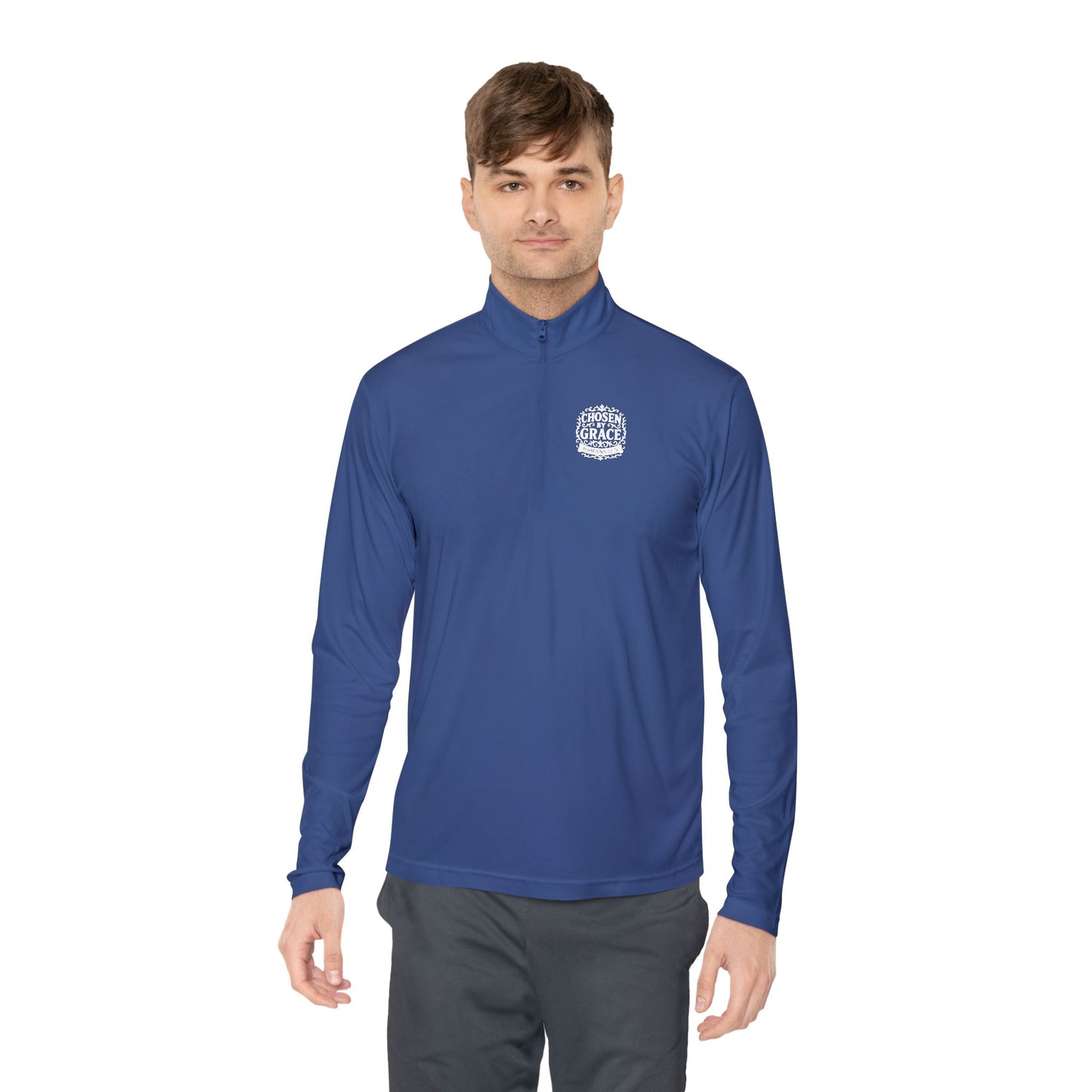Chosen by Grace Stylish Unisex Quarter-Zip Pullover for Everyday Comfort