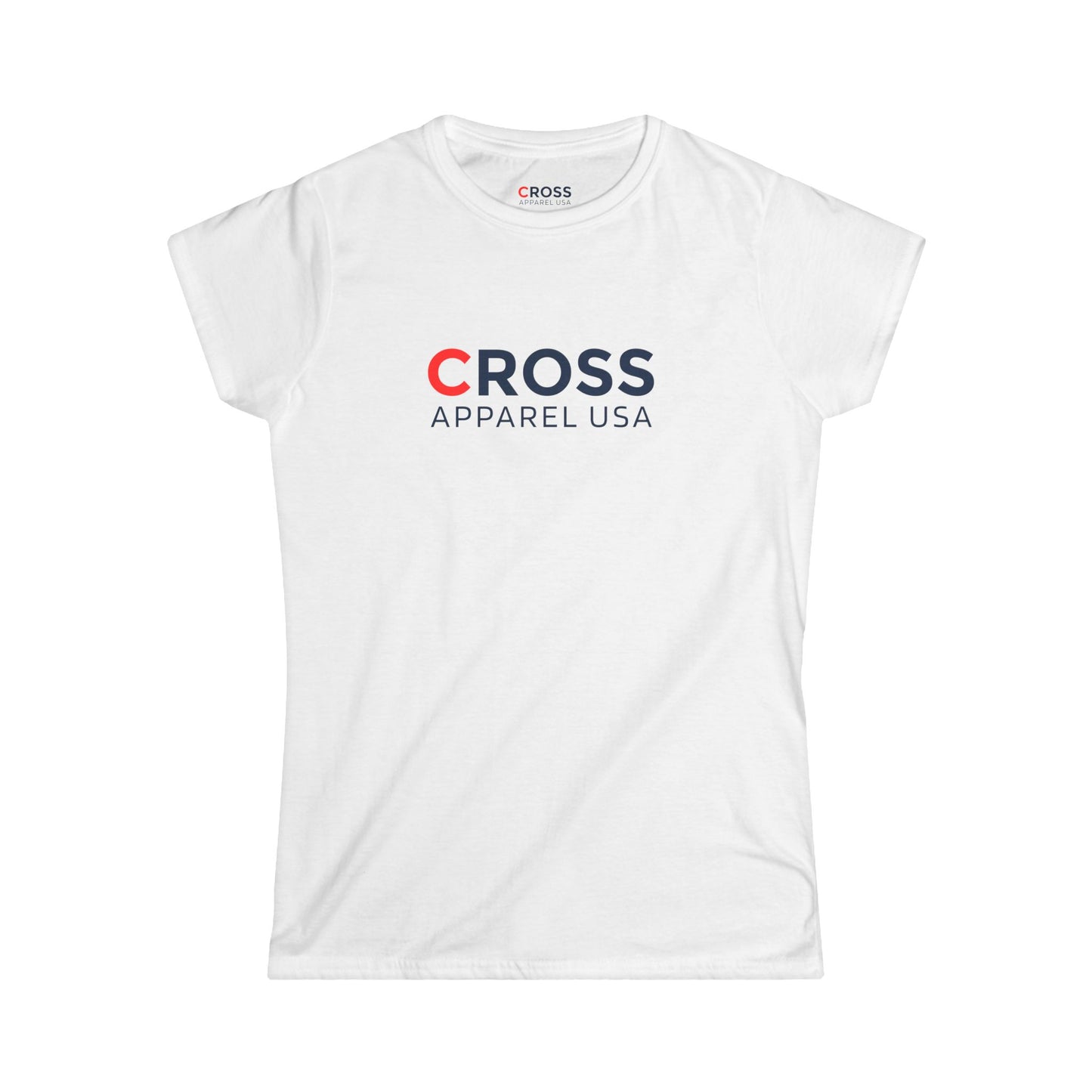 Cross Apparel USA Branded Women's Softstyle Tee