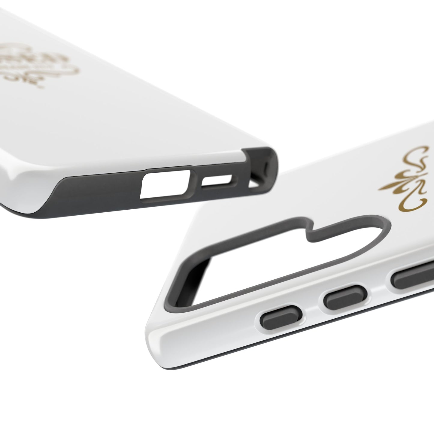 Blessed (Gold Lettering), Rugged Phone Case, Inspirational Mobile Cover, Gift for Faith Lovers, Faith-Based Protector