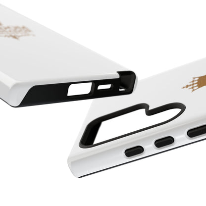 Kingdom Ambassador (Gold Lettering) Rugged Phone Case, Inspirational Mobile Cover, Gift for Faith Lovers, Faith-Based Protector