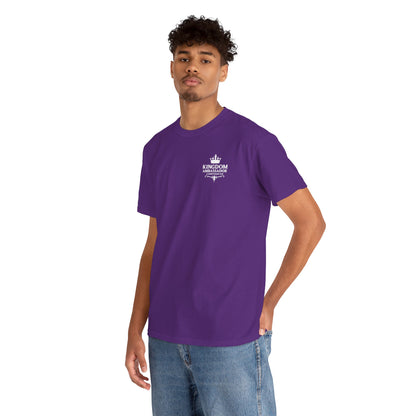 Kingdom Ambassador (White Lettering) T‑Shirt Tee Clothing Apparel (Smaller Design on from Large Design on Back)