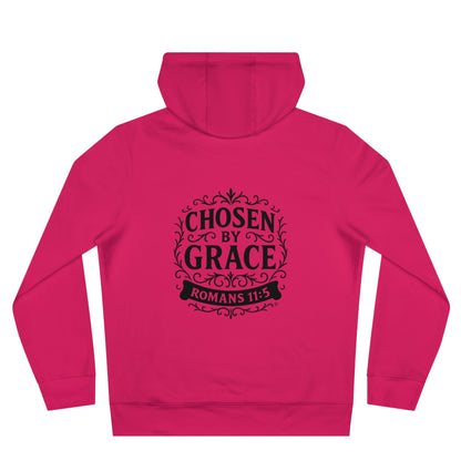 Chosen by Grace (Small Design on front plus Large Design on back) Apparel Clothing Hoodie Hooded Sweatshirt