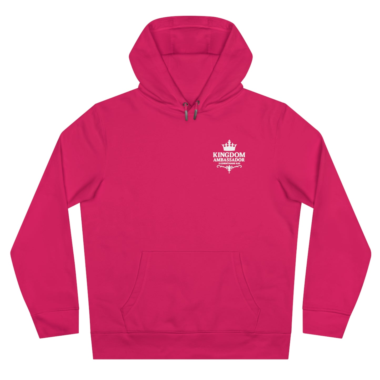 Kingdom Ambassador (Small Design on Front, Large Design on Back) Unisex Apparel Clothing Hoodie Hooded Sweatshirt