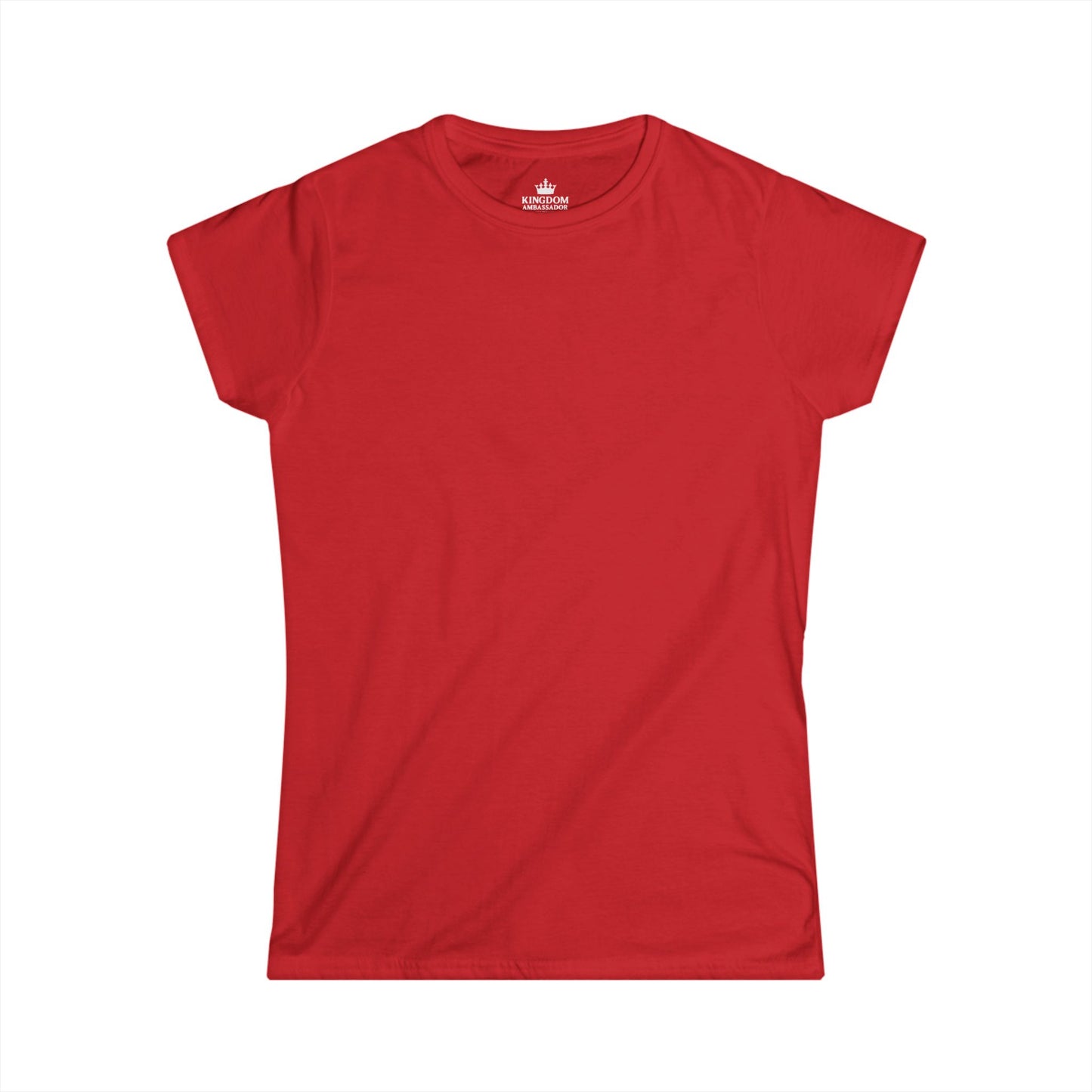 Kingdom Ambassador (White Lettering) Women's Softstyle Tee