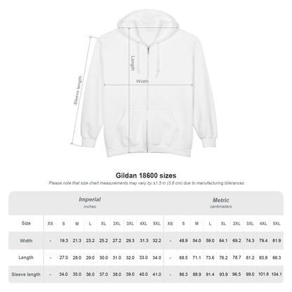 Kingdom Ambassador (Gold Lettering) Zip-Up Hoodie - Cozy Unisex Sweatshirt for Inspirational Style