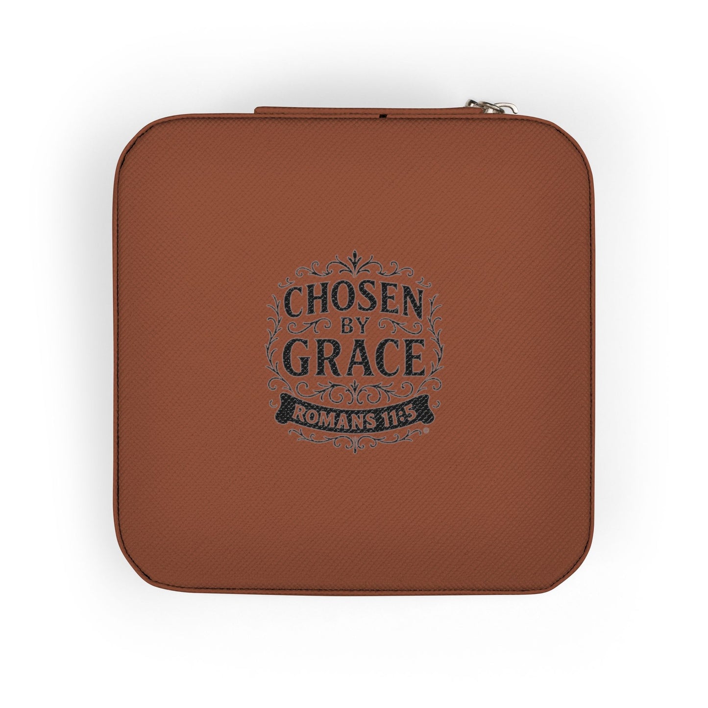 Chosen by Grace Elegant Jewelry Travel Case for Minimalist Adventurers, Portable Accessory Organizer, Perfect for Travel, Gifts, Special Occasions