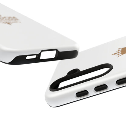 Kingdom Ambassador (Gold Lettering) Rugged Phone Case, Inspirational Mobile Cover, Gift for Faith Lovers, Faith-Based Protector