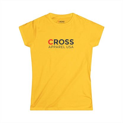 Cross Apparel USA Branded Women's Softstyle Tee