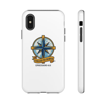 Called to Serve (Full Color), Rugged Phone Case, Inspirational Mobile Cover, Gift for Faith Lovers, Faith-Based Protector - Cross Apparel USA