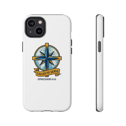 Called to Serve (Full Color), Rugged Phone Case, Inspirational Mobile Cover, Gift for Faith Lovers, Faith-Based Protector - Cross Apparel USA