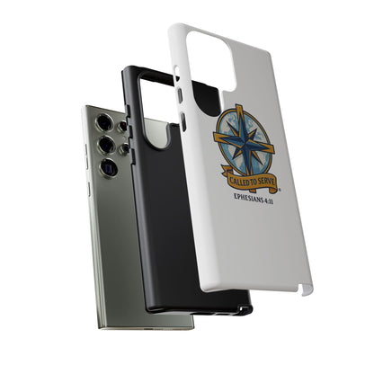 Called to Serve (Full Color), Rugged Phone Case, Inspirational Mobile Cover, Gift for Faith Lovers, Faith-Based Protector - Cross Apparel USA