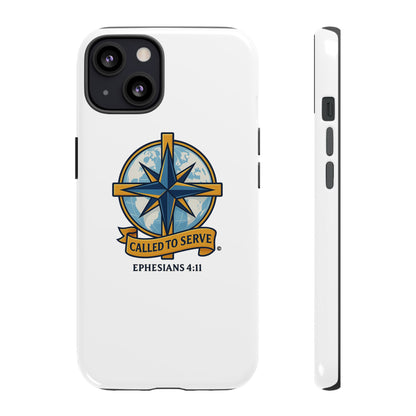 Called to Serve (Full Color), Rugged Phone Case, Inspirational Mobile Cover, Gift for Faith Lovers, Faith-Based Protector - Cross Apparel USA
