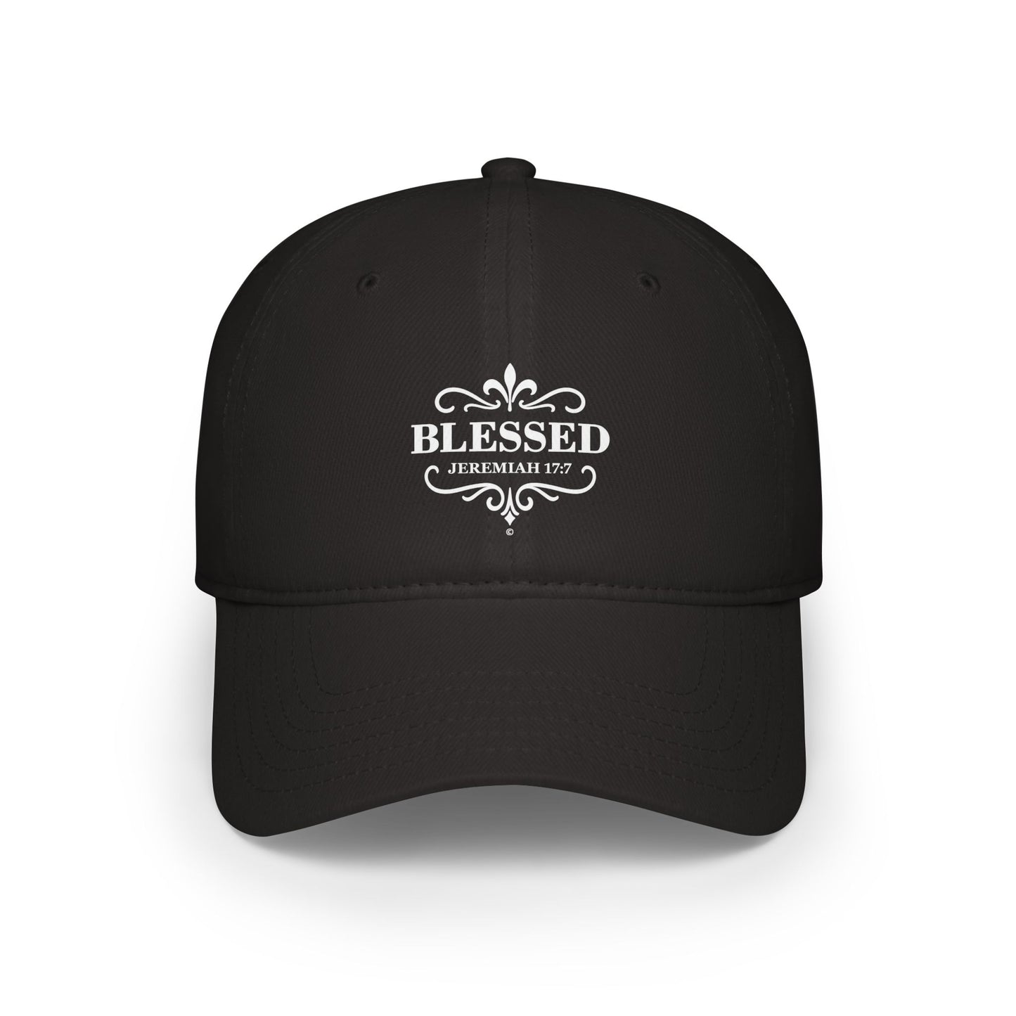 Blessed Low Profile Baseball Cap (White Lettering) - Trendy Casual Hat for All Occasions, Gifts for Sports Lovers, Comfortable Everyday Wear