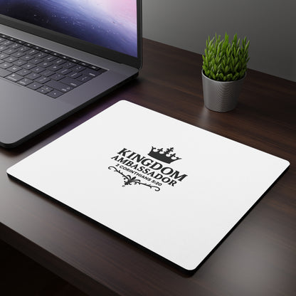 Kingdom Ambassador Inspirational Mouse Pad | Perfect for Office Decor, Gifts, Faith-Based Workspaces - Cross Apparel USA
