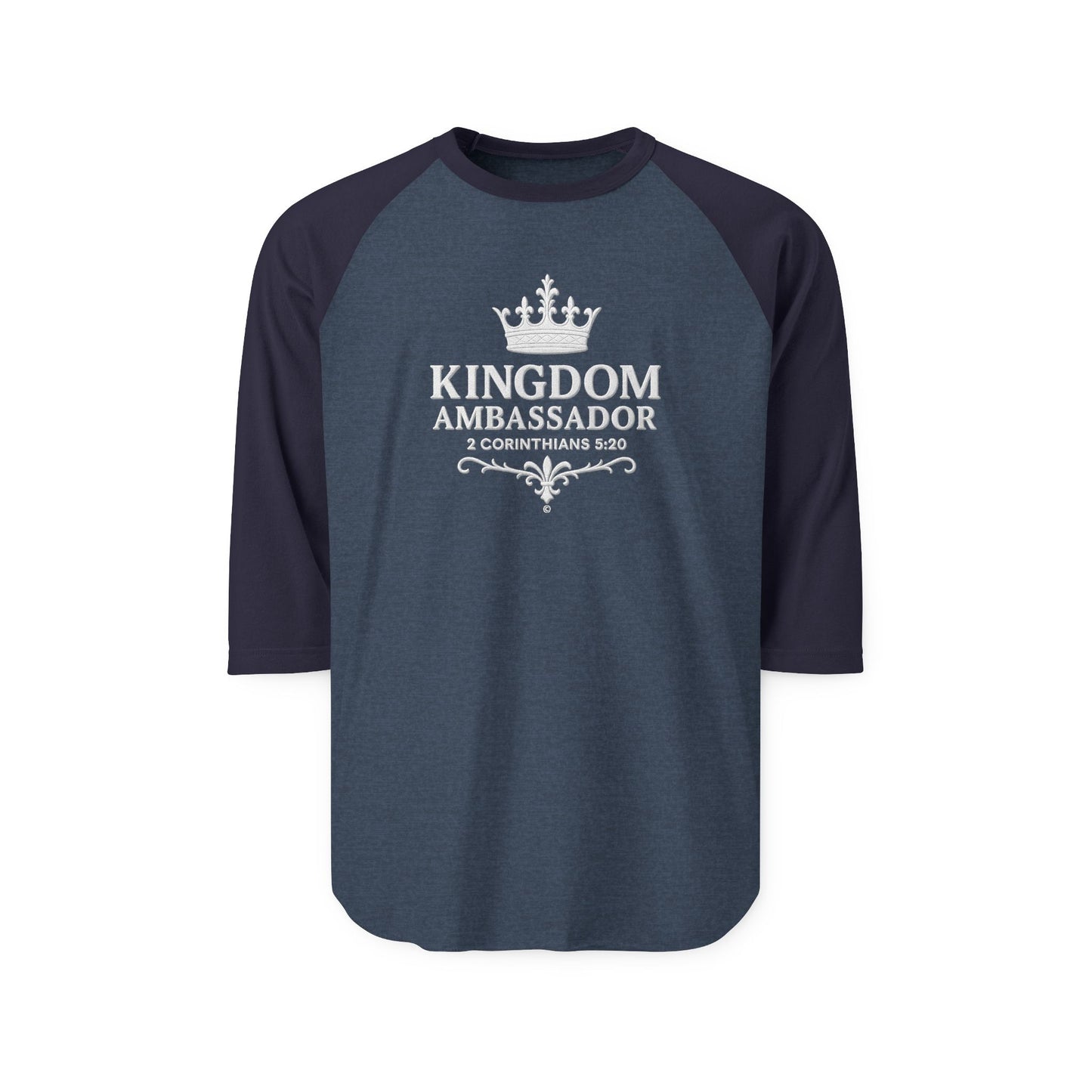 Kingdom Ambassador Raglan Shirt 3/4-Sleeve Baseball Shirt Clothing Apparel
