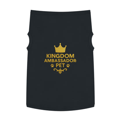 Kingdom Ambassador Pet (Gold Lettering) Tank Top Shirt Apparel Clothing