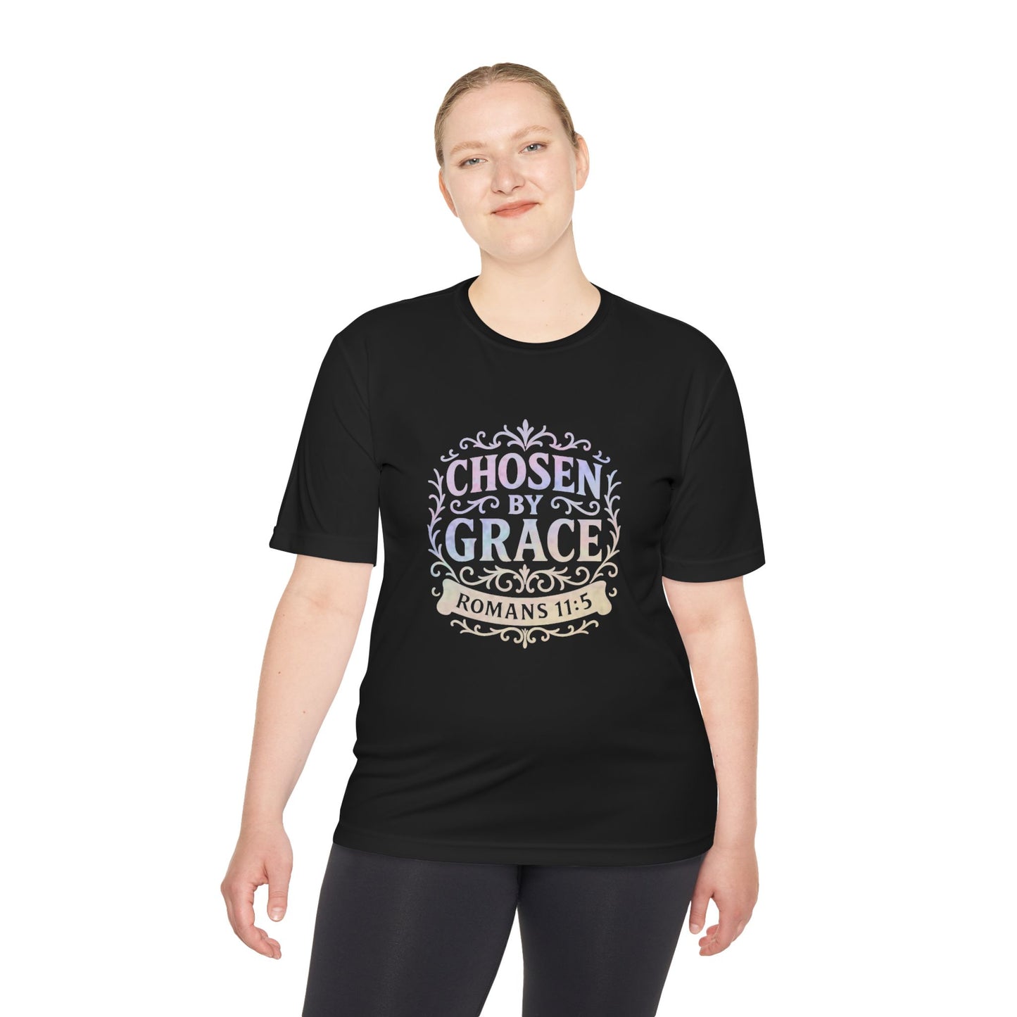Chosen by Grace (Multi-color Limited Edition) Unisex Apparel Clothing Moisture Wicking Tee T-shirt Shirt