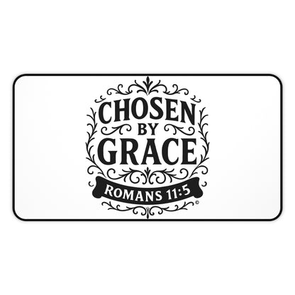 Chosen by Grace Inspirational Office Decor, Christian Gift, Desk Accessory, Motivational Workspace - Cross Apparel USA