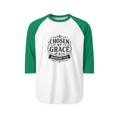 Chosen by Grace Raglan Shirt 3/4-Sleeve Baseball Shirt Clothing Apparel