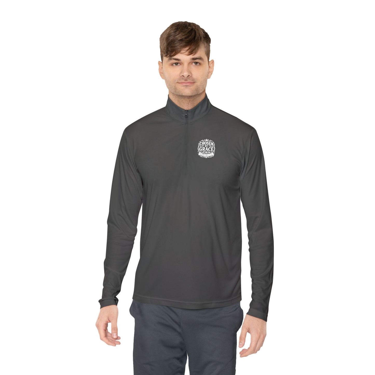 Chosen by Grace Stylish Unisex Quarter-Zip Pullover for Everyday Comfort