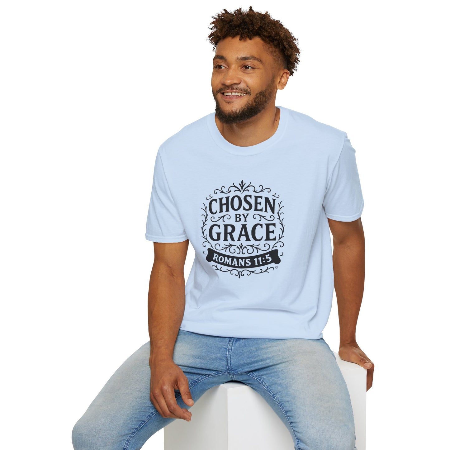 Chosen by Grace Unisex T-Shirt Tee Inspirational Apparel Clothing