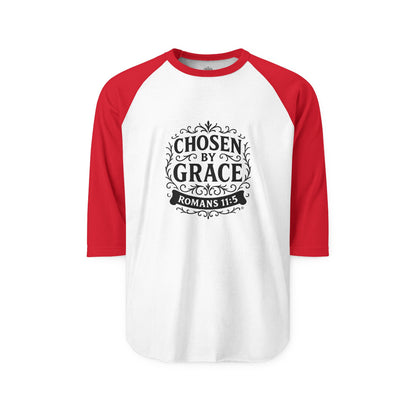 Chosen by Grace Raglan Shirt 3/4-Sleeve Baseball Shirt Clothing Apparel