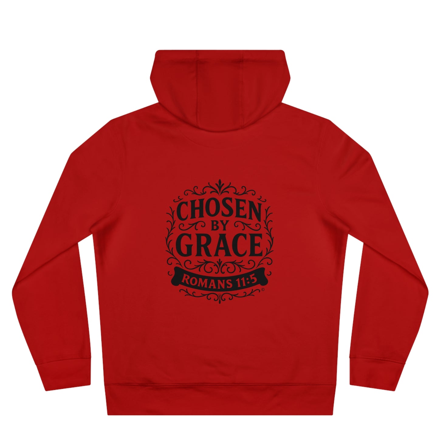 Chosen by Grace (Small Design on front plus Large Design on back) Apparel Clothing Hoodie Hooded Sweatshirt