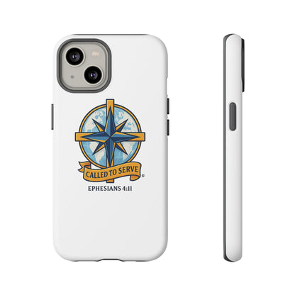 Called to Serve (Full Color), Rugged Phone Case, Inspirational Mobile Cover, Gift for Faith Lovers, Faith-Based Protector - Cross Apparel USA