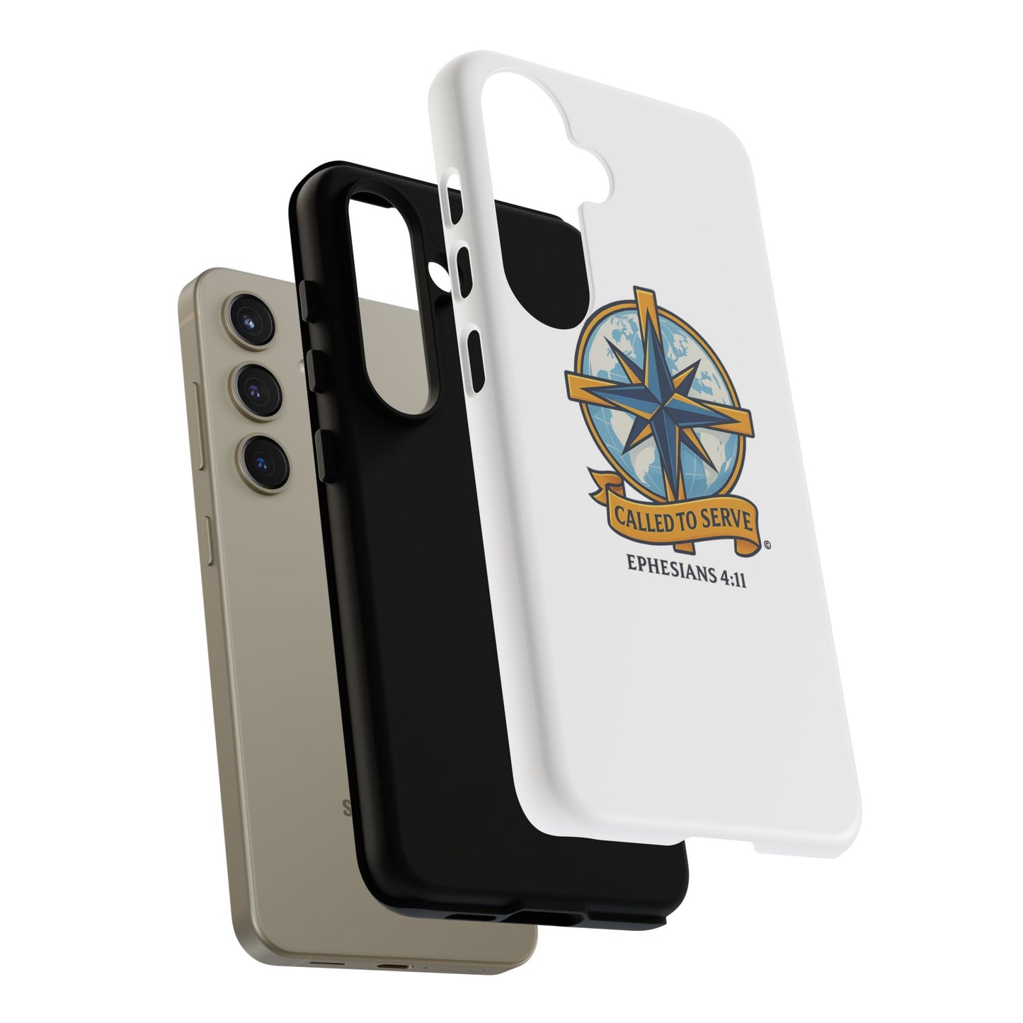 Called to Serve (Full Color), Rugged Phone Case, Inspirational Mobile Cover, Gift for Faith Lovers, Faith-Based Protector