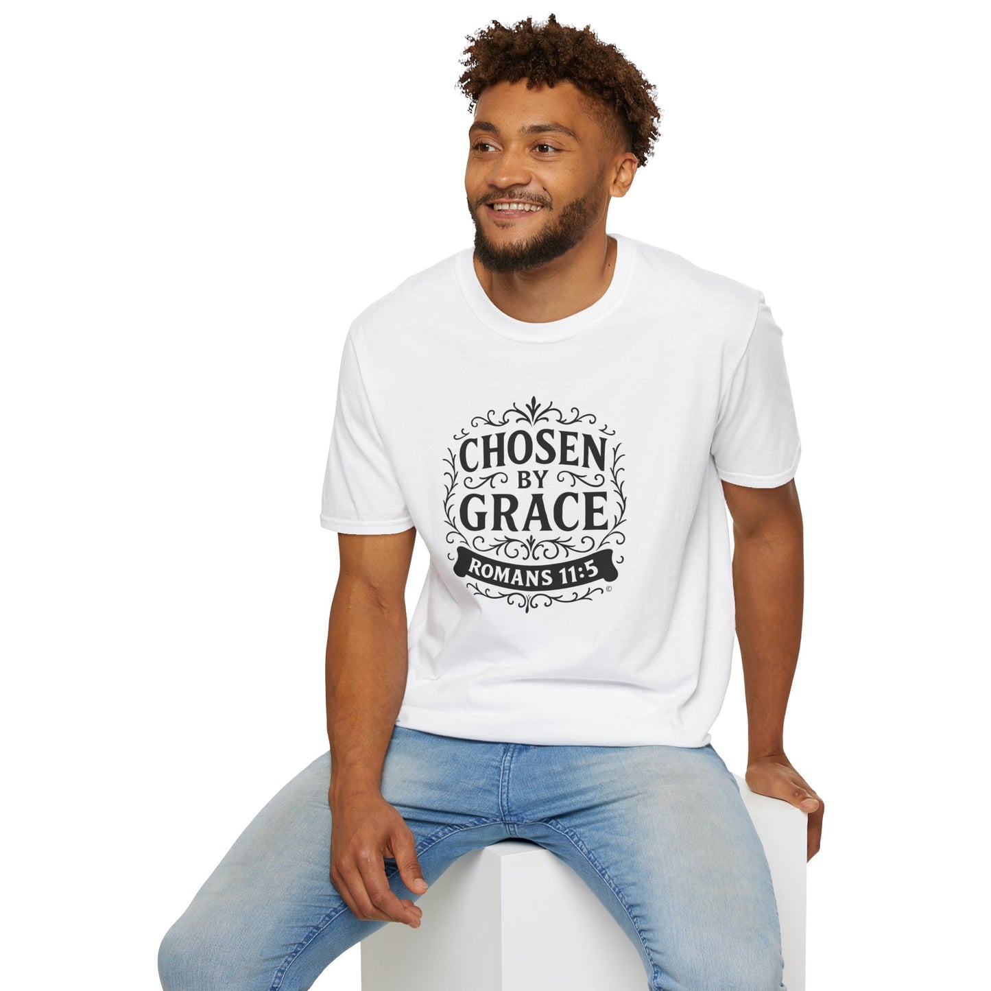 Chosen by Grace Unisex T-Shirt Tee Inspirational Apparel Clothing