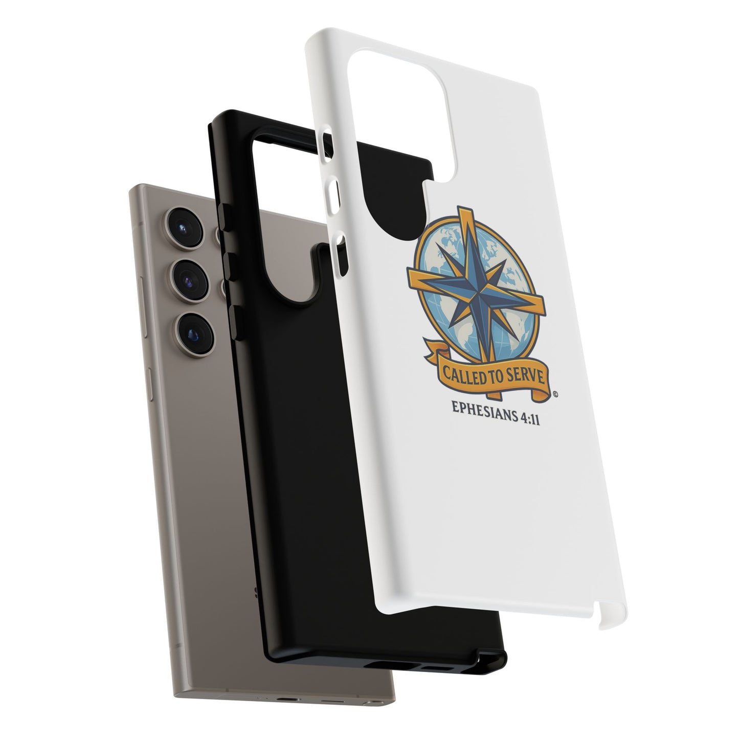 Called to Serve (Full Color), Rugged Phone Case, Inspirational Mobile Cover, Gift for Faith Lovers, Faith-Based Protector