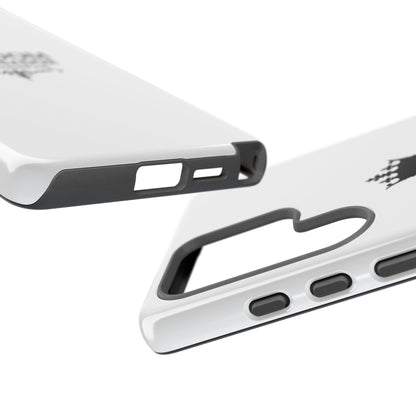 Kingdom Ambassador (Black Lettering) Rugged Phone Case, Inspirational Mobile Cover, Gift for Faith Lovers, Faith-Based Protector - Cross Apparel USA