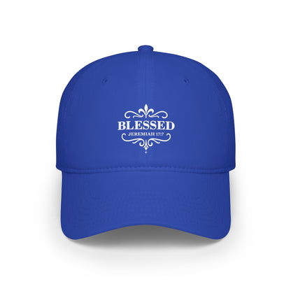 Blessed Low Profile Baseball Cap (White Lettering) - Trendy Casual Hat for All Occasions, Gifts for Sports Lovers, Comfortable Everyday Wear