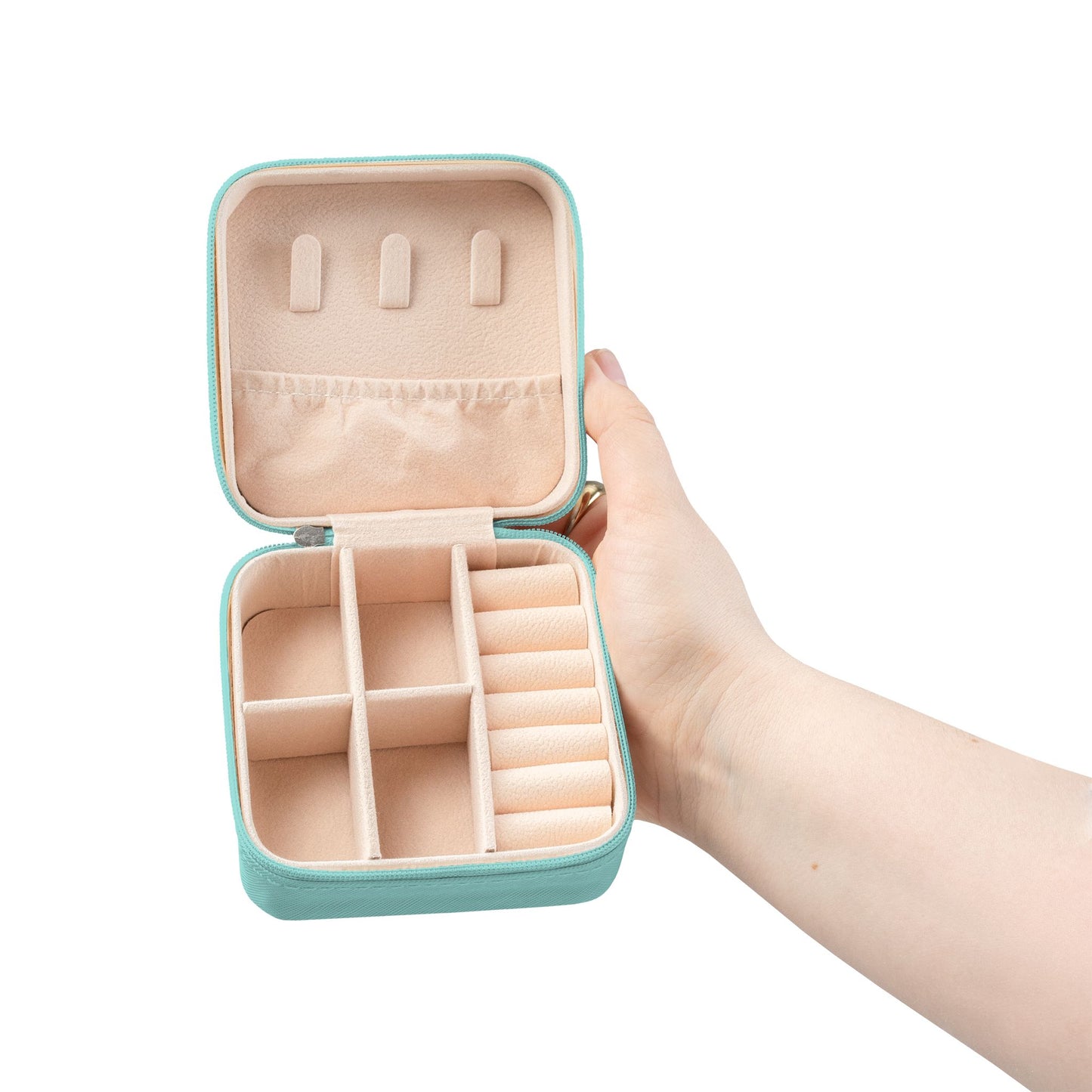 Chosen by Grace Elegant Jewelry Travel Case for Minimalist Adventurers, Portable Accessory Organizer, Perfect for Travel, Gifts, Special Occasions