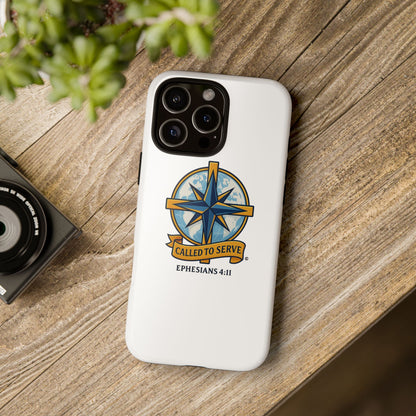 Called to Serve (Full Color), Rugged Phone Case, Inspirational Mobile Cover, Gift for Faith Lovers, Faith-Based Protector