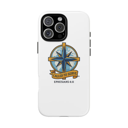 Called to Serve (Full Color), Rugged Phone Case, Inspirational Mobile Cover, Gift for Faith Lovers, Faith-Based Protector - Cross Apparel USA
