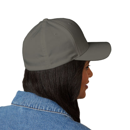 Chosen by Grace (White Lettering) Embroidered Cap - Stylish Flex Fit Closed-Back Hat, Perfect for Events, Gifts, and Celebrations